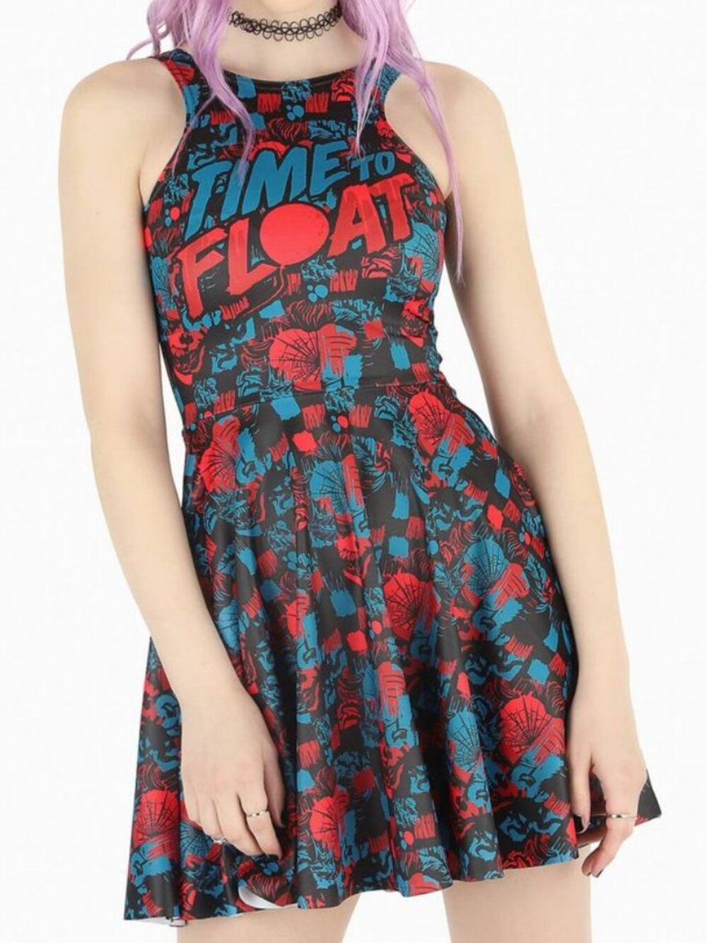 Blackmilk - Time To Float Reversible Skater Dress - Limited